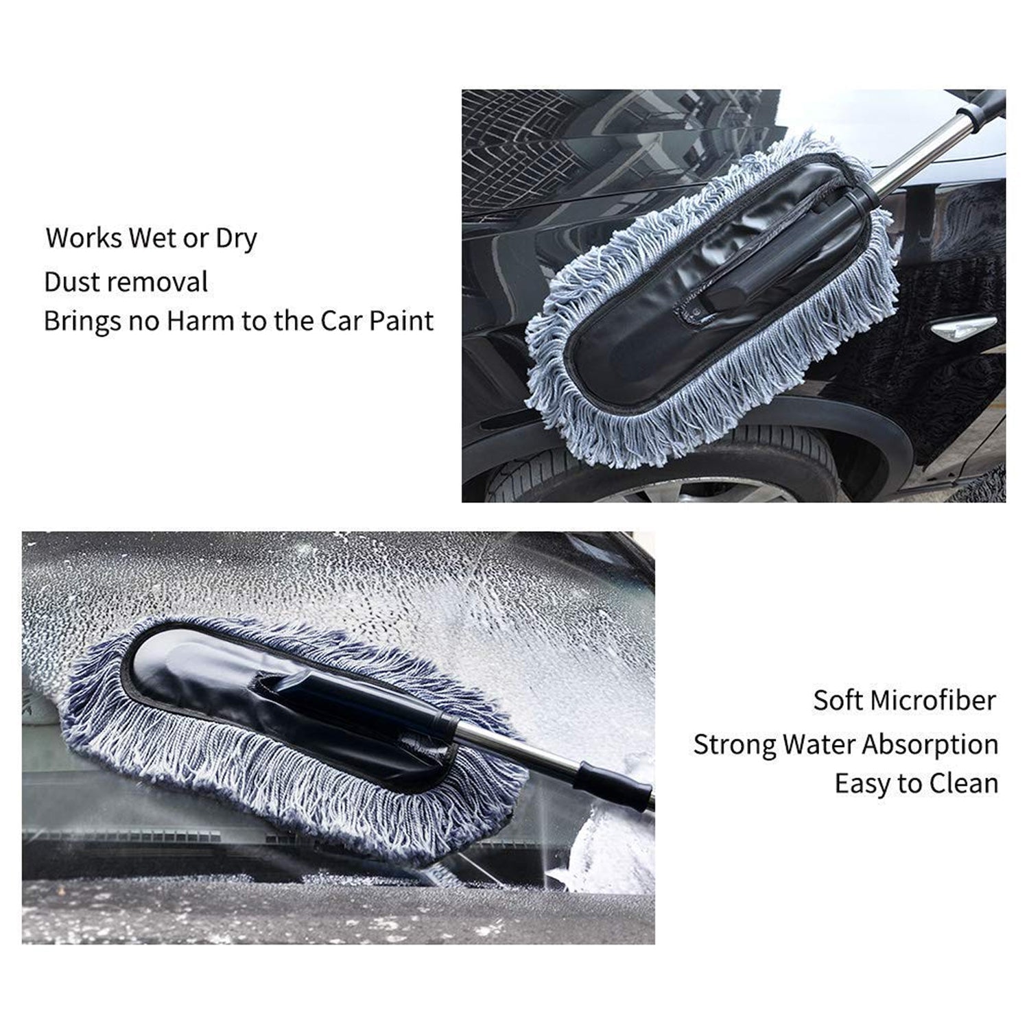 Car Dust Brush – Gentle and Efficient Cleaning Tool for Interior and Exterior (1 Pc) Car Dust Brush – Gentle and Efficient Cleaning Tool for Interior and Exterior (1 Pc)